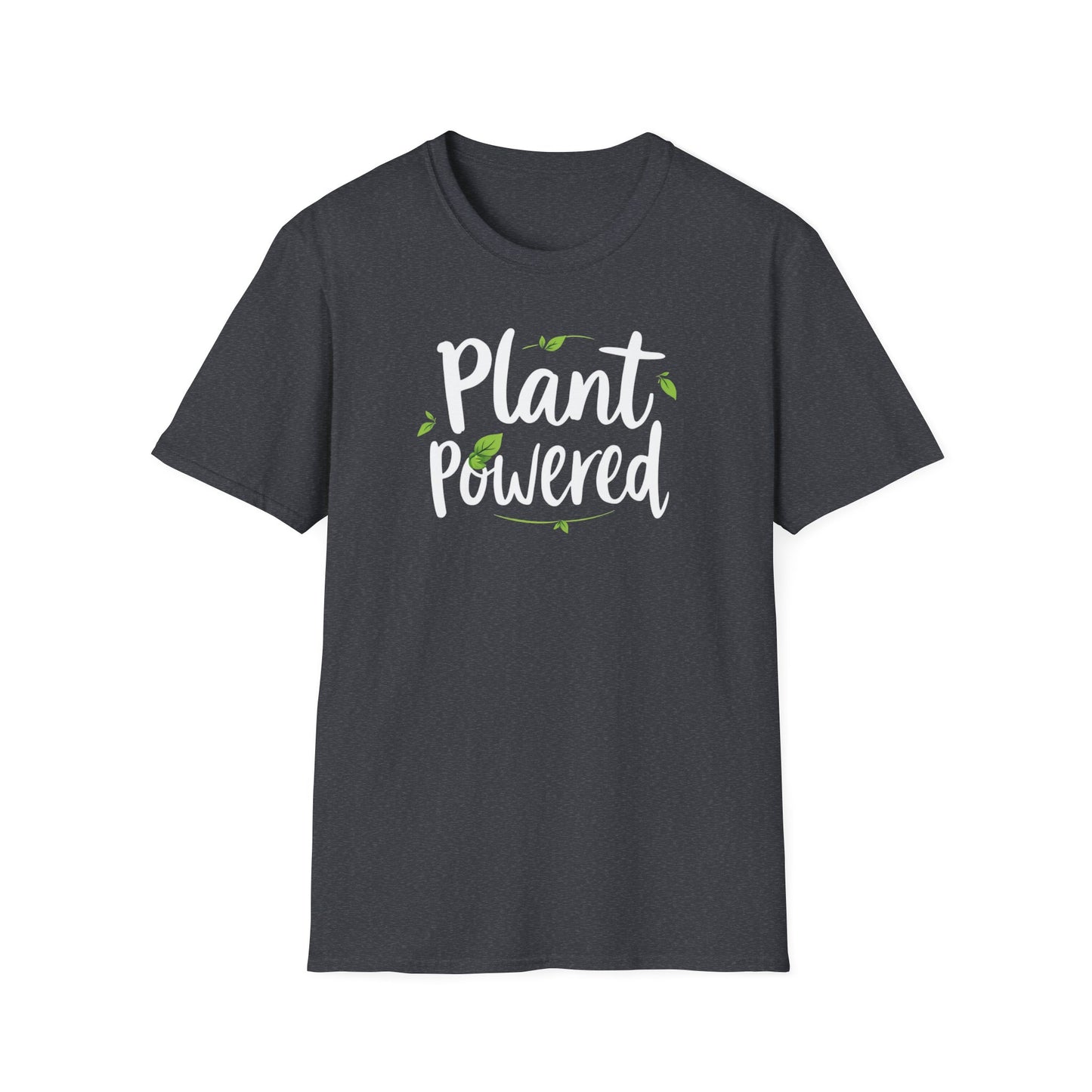 Plant Powered Unisex Softstyle T-Shirt | Eco-Friendly Fashion Tee, Gift for Plant Lovers, Vegan Pride, Casual Wear, Sustainable Clothing