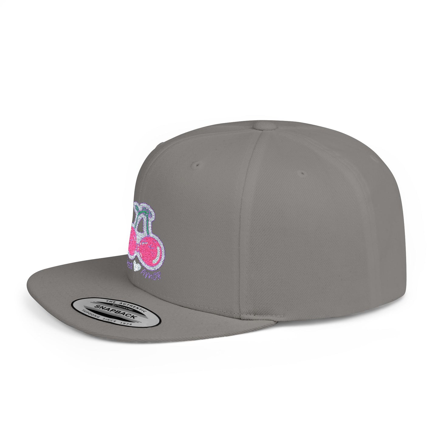 Amor es Amor Cherry Flat Bill Snapback Hat