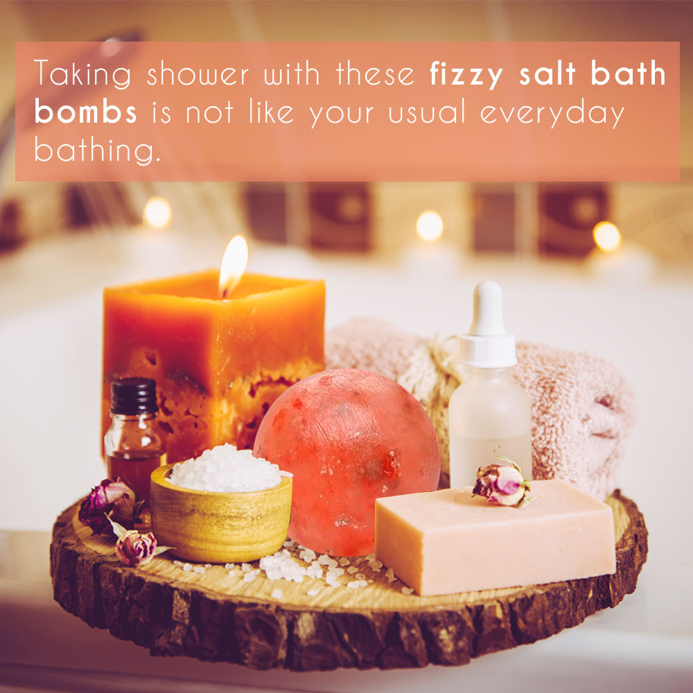 Himalayan Pink Salt Bath Ball - Mineral Rich Spa Ritual