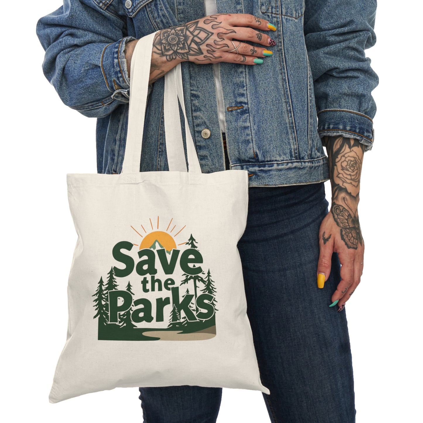 Save the Parks Eco-Friendly Natural Tote Bag