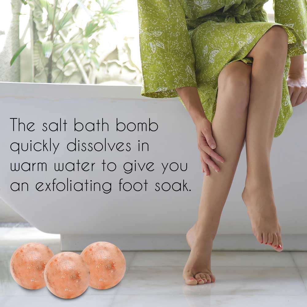 Himalayan Pink Salt Bath Ball - Mineral Rich Spa Ritual