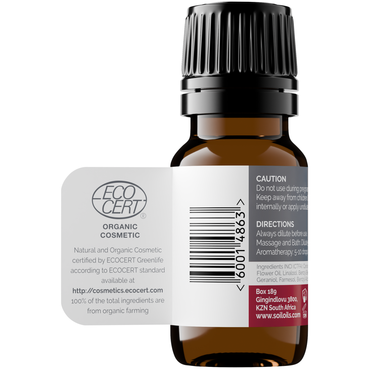 Organic Ylang Ylang Essential Oil (Cananga Odorata) 10ml