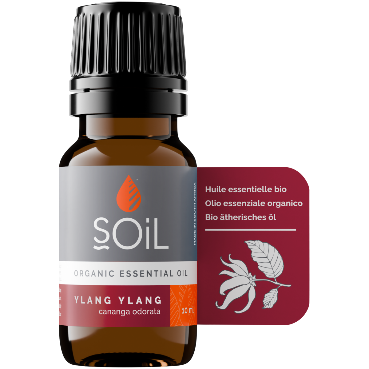 Organic Ylang Ylang Essential Oil (Cananga Odorata) 10ml