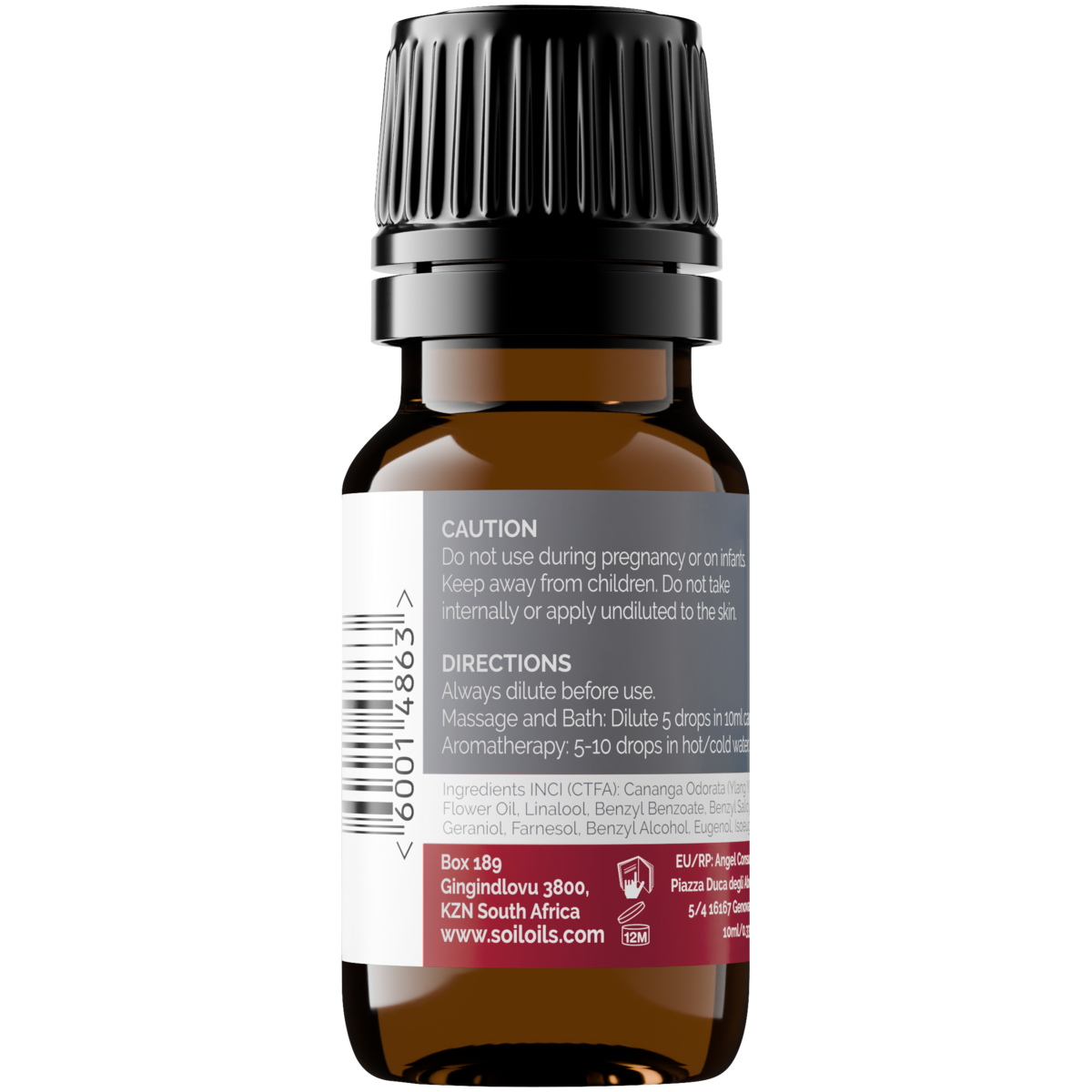 Organic Ylang Ylang Essential Oil (Cananga Odorata) 10ml