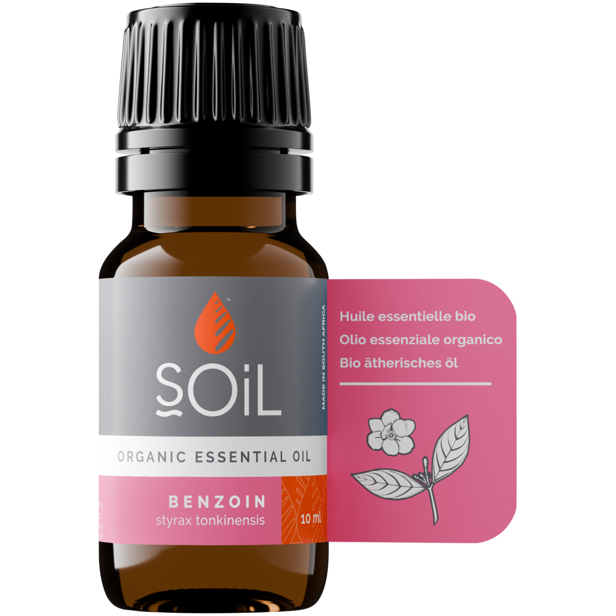 Organic Benzoin Essential Oil (Styrax Tonkinensis Resin and Alcohol) 10ml