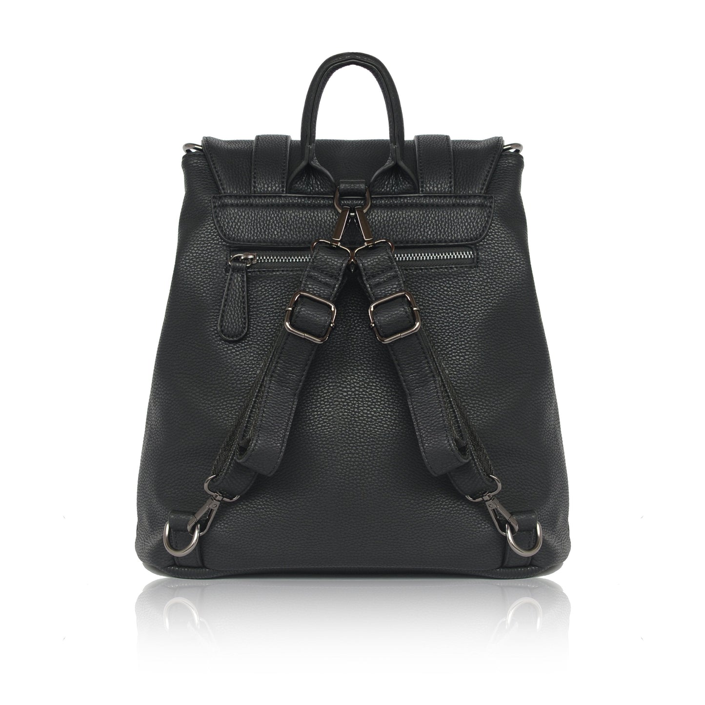 Agnes Black Vegan Backpack-2