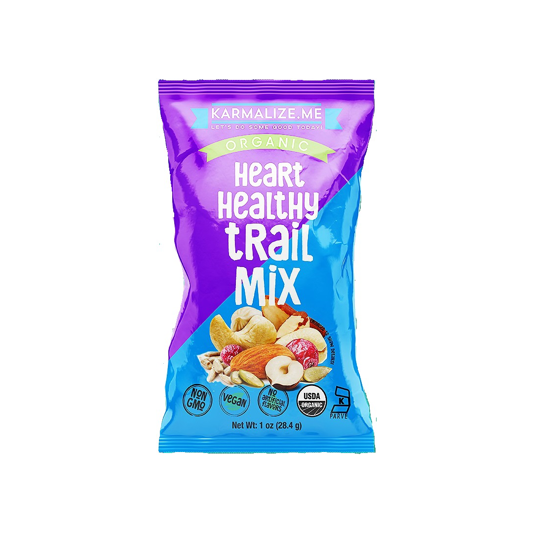 1 oz. Organic Heart Heathy Trail Mix - Pack of 6-0