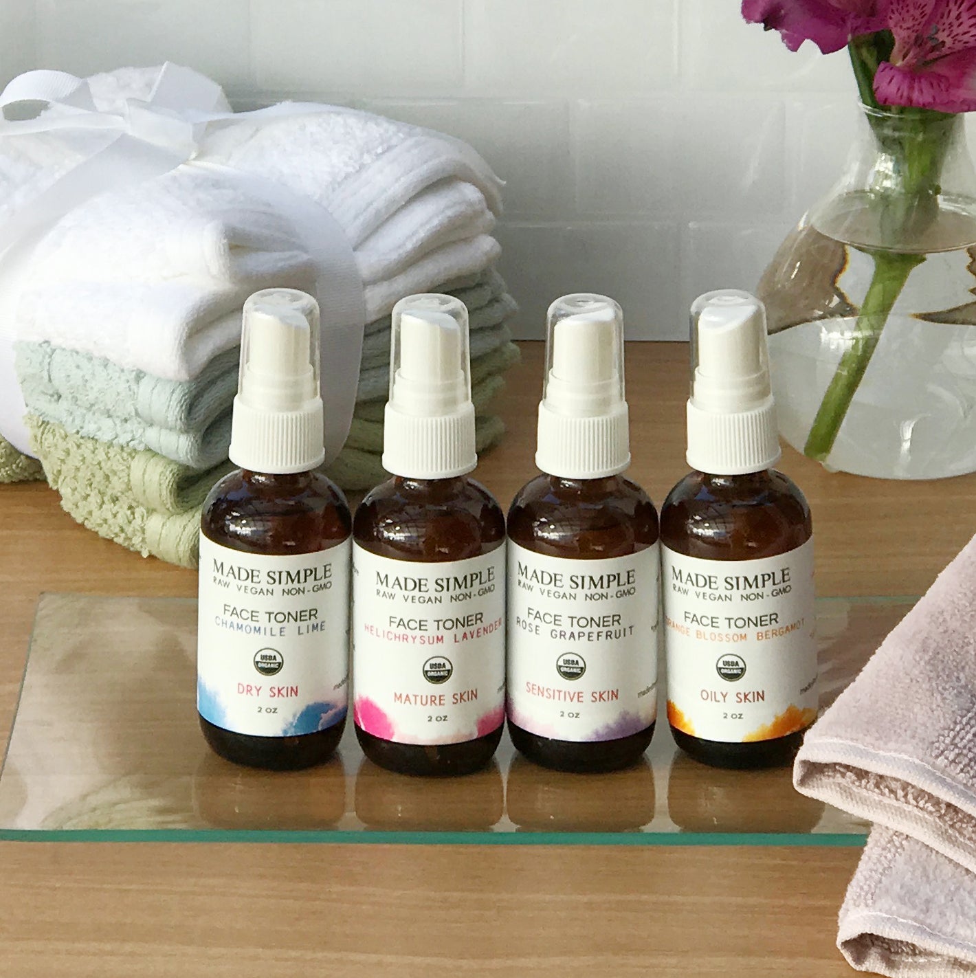 Rose Grapefruit Face Toner for Sensitive Skin - Certified Organic, Vegan & Cruelty-free-4