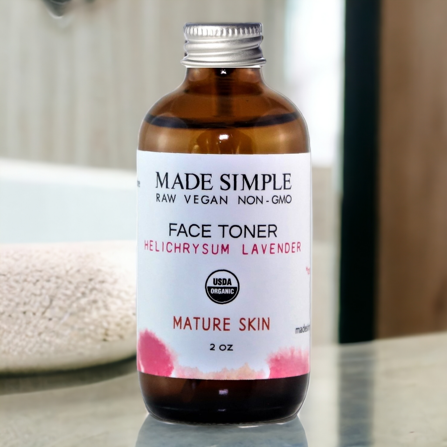 Helichrysum Lavender Face Toner for Mature Skin - Certified Organic, Vegan & Cruelty-free-7