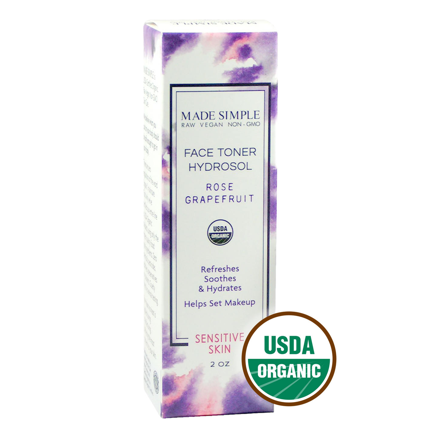 Rose Grapefruit Face Toner for Sensitive Skin - Certified Organic, Vegan & Cruelty-free-3