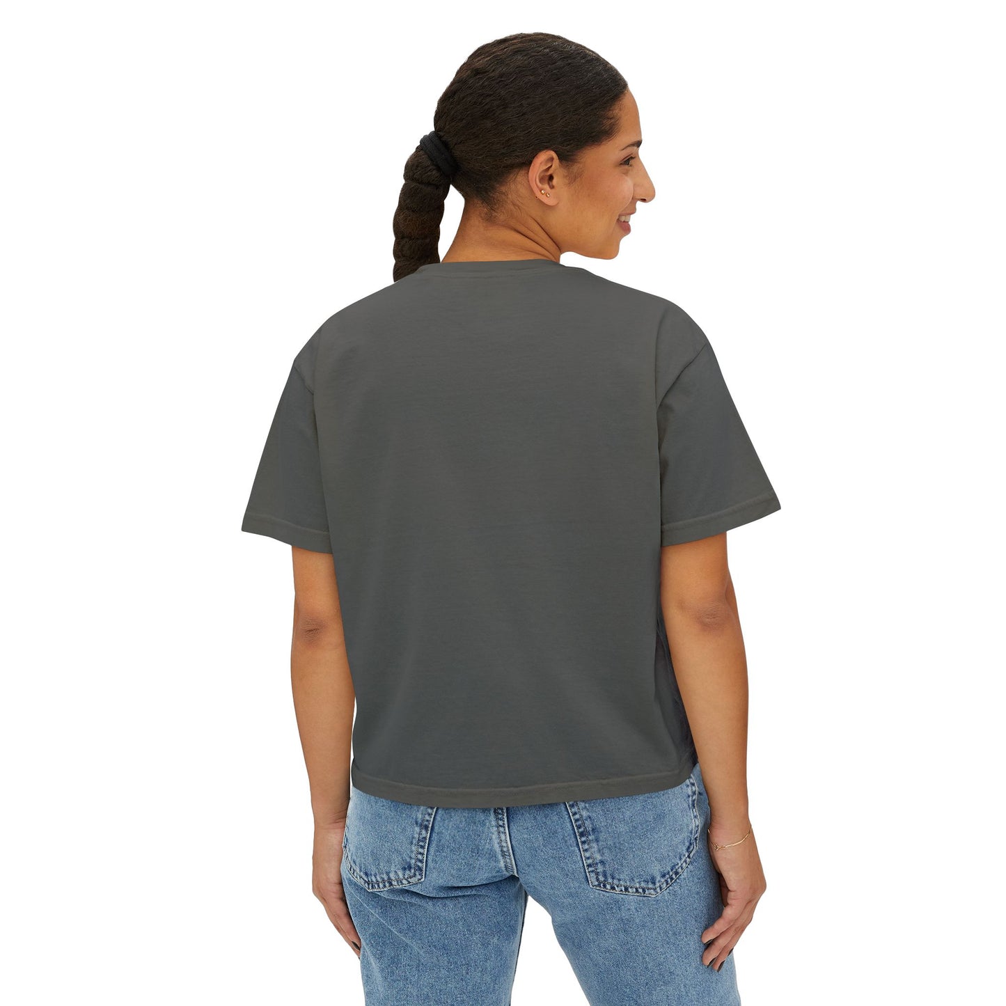Medusa Graphic Women's Boxy Tee, Empowering Feminine Art Shirt, Casual Aesthetic Tee, Gift for Her, Statement Tee