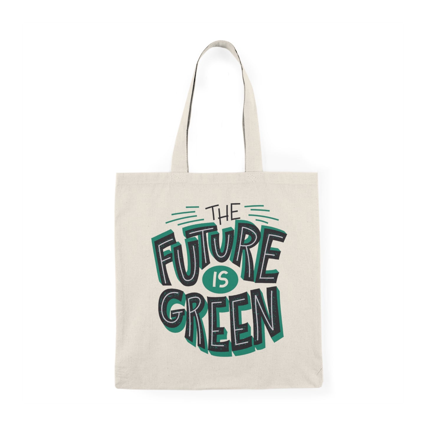Eco-Friendly Tote Bag - 'The Future is Green' Inspirational Design