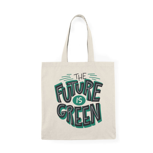 Eco-Friendly Tote Bag - 'The Future is Green' Inspirational Design