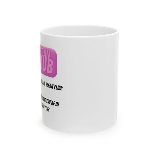 Vegan Club Ceramic Mug
