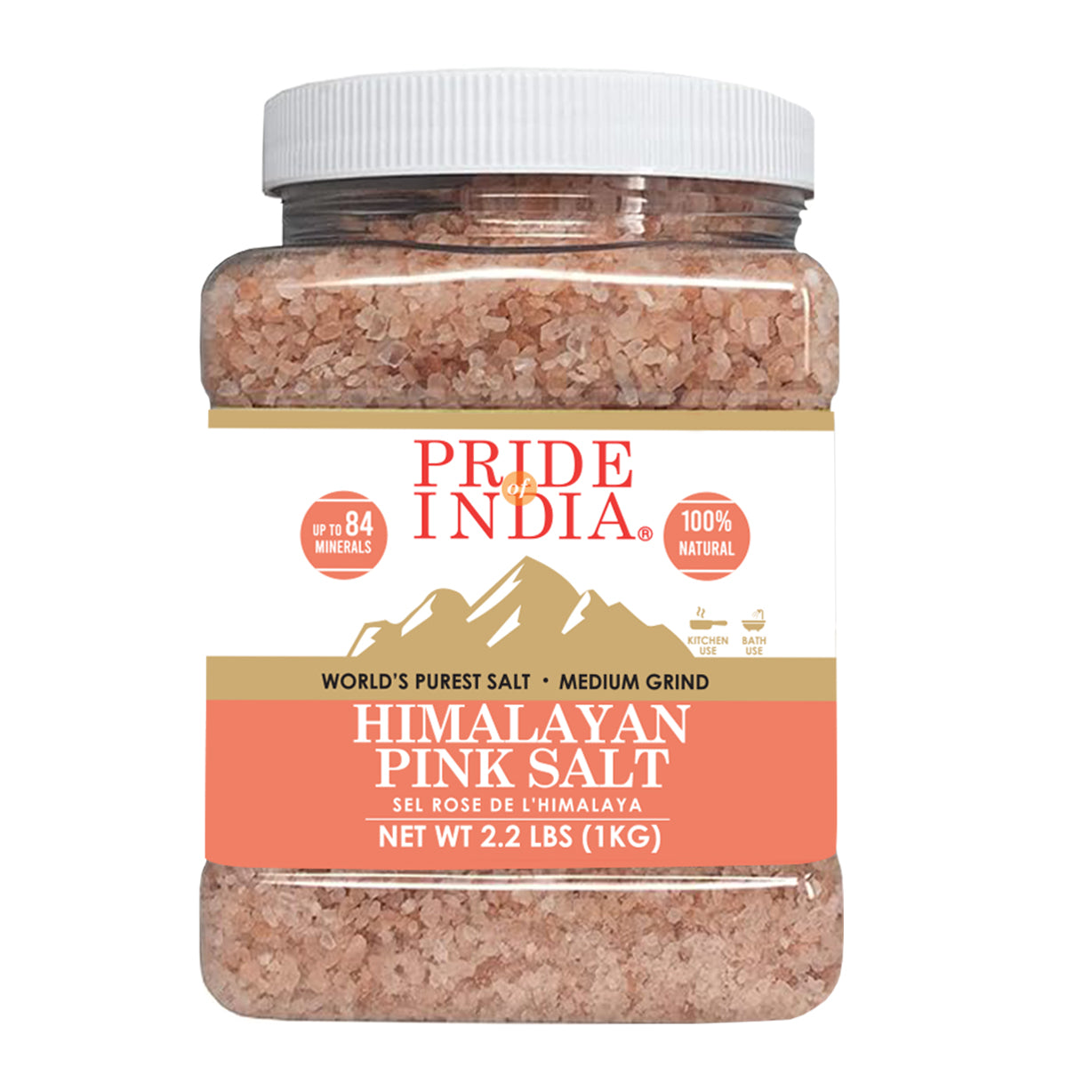 Himalayan Pink Rock Salt - Medium Grind