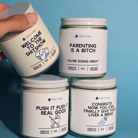 Now You Can Finally Give Your Liver A Break - Funny Baby Shower Candle