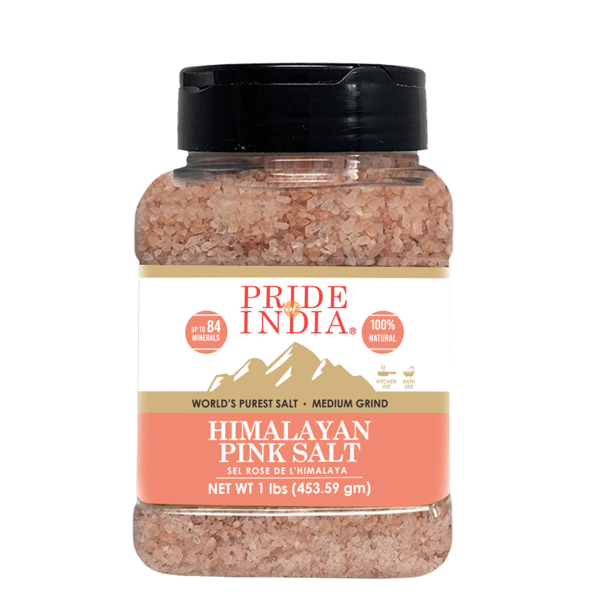 Himalayan Pink Rock Salt - Medium Grind