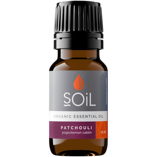 Organic Patchouli Essential Oil (Pogostemon Cablin) 10ml