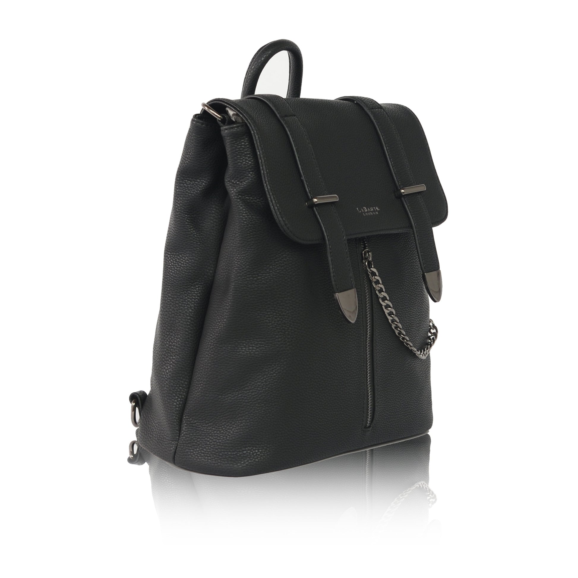 Agnes Black Vegan Backpack-1