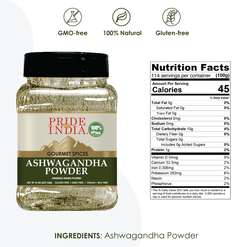 Gourmet Ashwagandha Root Ground Powder