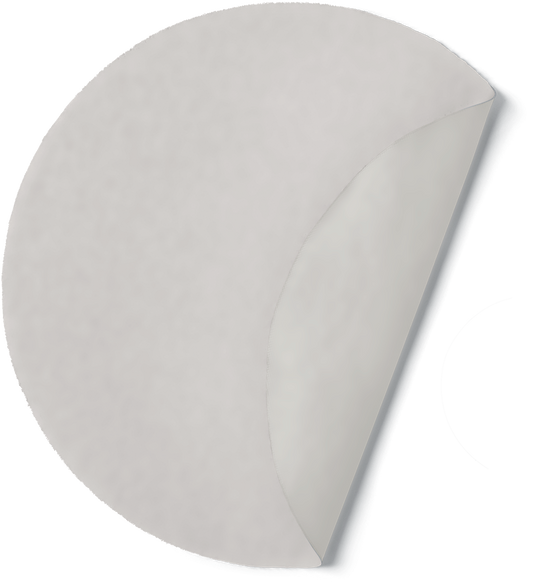 Eazy™ Leather Mat - Round - Pearl