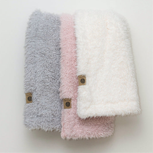 ANGEL PLUSH BLANKET | BIG - DUSTY PINK