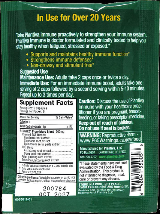 ImmuneDx 12-Capsule Packet, Vegan-1
