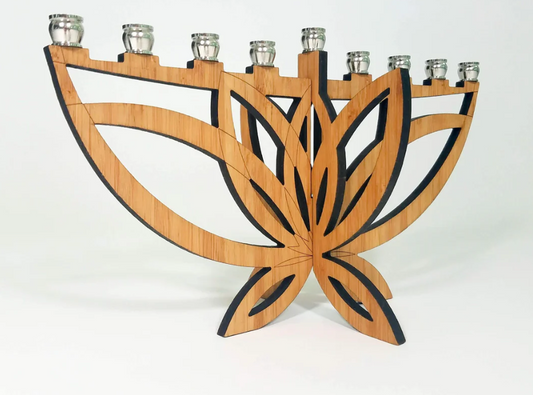 Lotus Flower Menorah