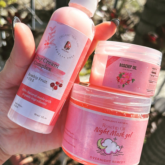 Rosehip oil + Vitamin C vegan skincare-0