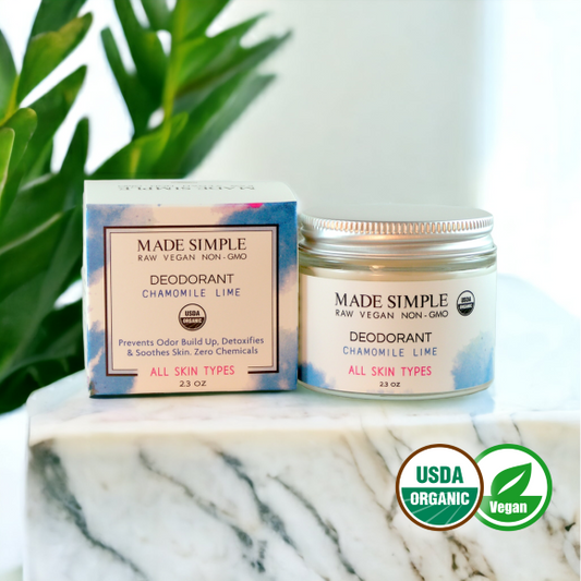 Chamomile Lime Deodorant - Certified Organic, Vegan & Cruelty-free-0